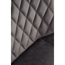 Стул HALMAR K520 темно-серый/черный, поворотный